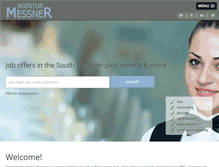 Tablet Screenshot of agenturmessner.com